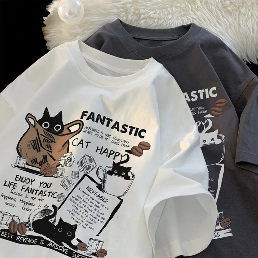 Fun Cartoon Cat Group 3D Print - Outdoor Sportsman Group ulasan dan harga