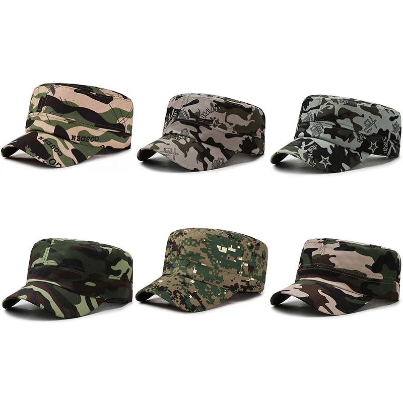 New【Flat Cap Fashion Camo Base - Outdoor Sport Hat Classic ulasan dan harga
