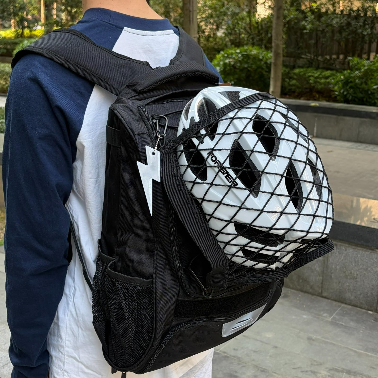 Sports Backpack Helmet Hanger  - Outdoor Sports Net ulasan dan harga